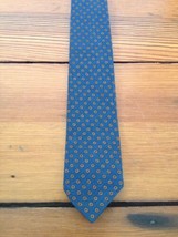 Vintage 100% Cotton Mid Century Mod Ultra Skinny Preppy Schoolboy Tie 2&quot;... - £10.11 GBP