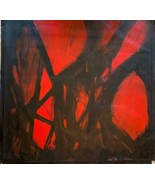 Michael Schofield Abstract Modern Original Oil on Canvas 47X47 Red/Black... - £2,132.09 GBP
