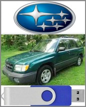 Subaru Forester Factory Service Manual &amp; Wiring Diagrams 1997 - 2002 USB... - £14.15 GBP
