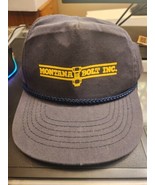 Montana Bolt Inc Hat blue snapback osfa rope vtg missoula nut manufactur... - $38.69