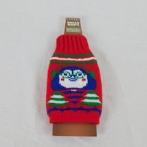 Uncle Bobs Ugly Christmas Sweater Beer Bottle Koozie Penguin Coozie Gag Gift - $7.85