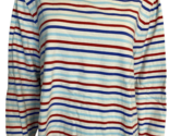 Talbots Plus Red, White, Blue Striped Boat Neck 3/4 Sleeve Tops Size 3X - $28.49