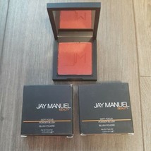 Set Of 2-JAY Manuel Beauty Soft Focus Powder Blush Trinity Full Sz .23 Oz Nib - £9.37 GBP