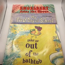 Lot 3 Kids Book Take Me Out Bathtub Silly Song First Day School Engelbert Circus - £15.80 GBP