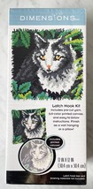 Cat Latch Hook Kit by Dimensions 12&quot; x 12&quot; Kit Wall Hanging or Pillow Ki... - $14.20