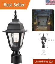 Maple Street 16-Inch Outdoor Post Light – Bright Illumination for Garden... - $1,064.87 MXN
