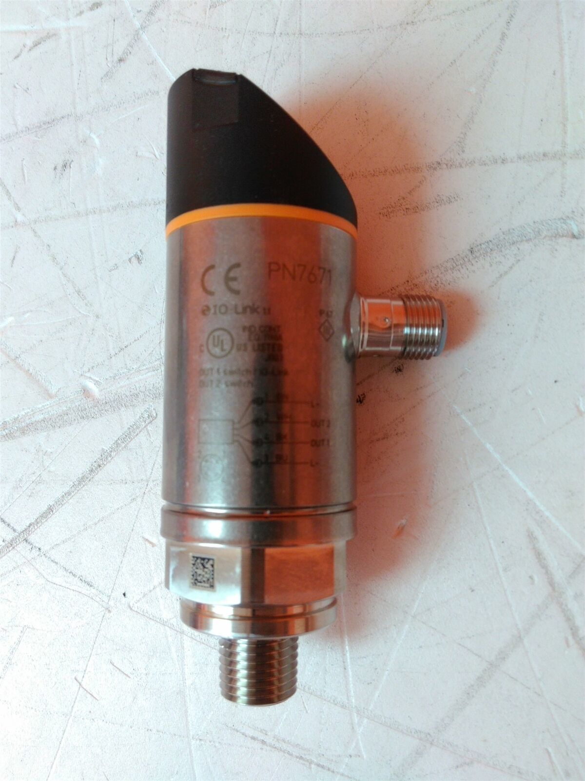 Defective IFM PN7671 Electronic Pressure Sensor with Display AS-IS - $70.42