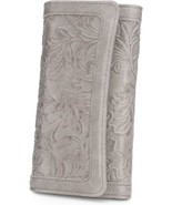 Trifold Embossed long Clutch Card Holder - £37.02 GBP