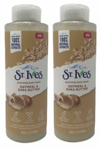 Two Packst Ives Oatmeal And Shea Butter Soothing Body Wash 16.0FL Oz - £15.57 GBP
