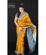 Sambalpuri saree odiya silk fall ,Pico done with unstitched blouse piece... - $282.15