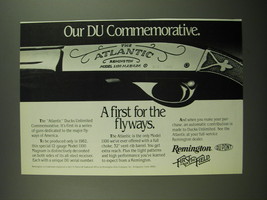 1982 Remington Advertisement - The Atlantic Ducks Unlimited Commemorative - £14.44 GBP