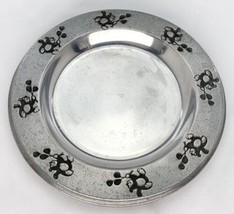 Pewtarex 5.75&quot; Pewter Bear w Balloons Dinner Plate Tray Platter Colonial... - $8.89