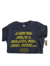 Star Wars In A Galaxy Far Far Away  Short Sleeve T-Shirt Junior LG 11-13 Black - £7.86 GBP