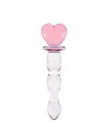 Crystal Heart Of Glass Pink Plug - $56.46 CAD