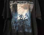 Tour Shirt Blackguard Until The End Shirt XLARGE BLACK - $20.00