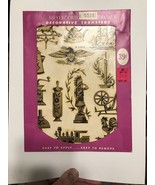 Vintage Meyercord Decals 70s Colonial Americana Revival Bi Centennial 17... - €10,46 EUR