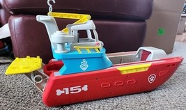 Paw Patrol Sea Patroller Toy Fire Boat Only Play Spin Master Light Sound  - £19.17 GBP