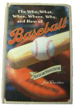 Baseball Book Who What When Where Why &amp; How Of Baseball Jim Charlton - £4.67 GBP