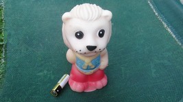 Vintage USSR Russian  Rubber Toy LION 1970s - $19.79