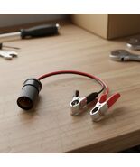 Car Cigarette Lighter Adapter Extension Plug, Battery Alligator Clip to ... - $157.34 MXN