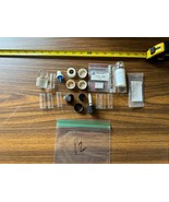 Lot of Lab Screw Glass Hose Stopper Cap Equipment test items Caps Tubes ... - $375.10 MXN