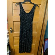MAURICES Size M Sleeveless Dress Sundress Sparkle Bing Black V-neck Wome... - £15.92 GBP