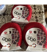 Lot of 3 Red Heart O&#39;GO Yarn 364 yds / 198 g Cherry Red NWT - $401.37 MXN