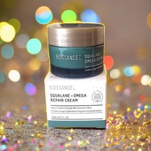 Biossance Squalane + Omega Repair Face Cream 0.5oz/ 15ml New In Box - £27.05 GBP