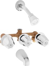 Kingston Brass Elements Of Design Ef110 Saloon 3-Handle Tub &amp;, Polished ... - $82.97