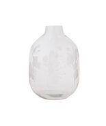 Frosted Floral Glass Vase - 791075 - $1,611.84 MXN