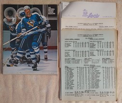 Vtg Goal Mag California Golden Seals Pittsburgh Penguins 3/19/75 Hockey Program - £11.77 GBP