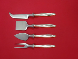 Silver Sculpture by Reed &amp; Barton Sterling Cheese Serving Set 4pc HHWS  ... - $257.50