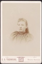 Elma Cecile Sheard Cabinet Photo Wife of Arby Winfield Morrow - Jewell, KS - £15.78 GBP