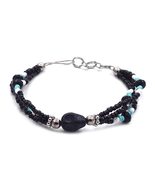 Mia Jewel Shop Skull Tumbled Magnesite Gemstone Crystal Seed Beaded Multi Strand - $17.81