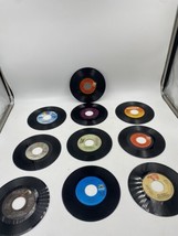 Lot Of 10 Mixed Various Artists 45 Records Loose Records Only No Covers - £12.45 GBP