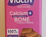 Viactiv Calcium + Bone Strengthening Milk Chocolate 100 Ct. Exp 02/24  - £15.67 GBP