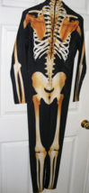 Skeleton Suit Youth Halloween Costume Size XL Extra Large Polyester Blend - $18.65