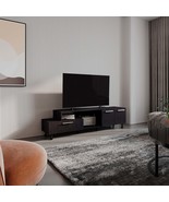 Athol 69&quot; TV Stand, Black Media Console w/ Cabinets &amp; Shelves - $3,725.10 MXN