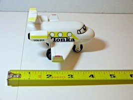 2006 Maisto Tonka White Yellow Lear Jet Loose from a playset Free Shipping - £11.87 GBP