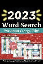 2023 word search for adults large print Activity Book for Adults 100+ Th... - $11.17