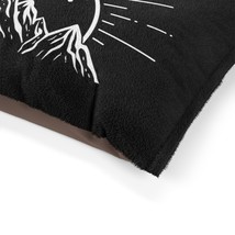 Fluffy Pet Bed With Explore Mountain Print | Dog Bed, Cat Bed | Indoor Pet Bed - £56.33 GBP+