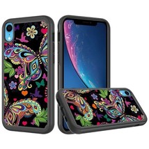 Design Tough Hybrid Case For I Phone Xr 6.1&quot; Enchanted Butterflies - £6.12 GBP