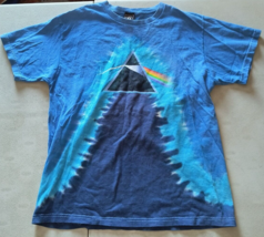 Pink Floyd Dark Of The Moon Medium Shirt Blue tie-dye Anthill Trading Vintage - £31.96 GBP