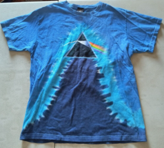 PINK FLOYD DARK OF THE MOON Medium Shirt blue tie-dye Anthill Trading Vi... - £31.31 GBP