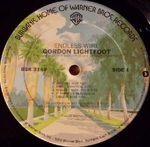 Gordon Lightfoot Endless Wire Vinyl LP Superfast Shipping! - £14.49 GBP