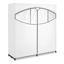 Whitmor Extra-Wide Clothes Closet, 60” with, White Cover - £66.57 GBP