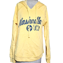 Yellow Nashville TN Hoodie Size Medium  - £19.33 GBP