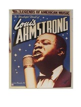 Louis Armstrong Poster The Wonderful World Of - £14.13 GBP