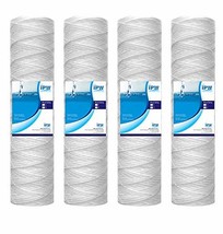 Compatible for WHKF-WHSW String Wound 5 Micron Sediment Water Filters - 4-Pack - £15.81 GBP