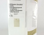 Ikea GLANSBLOMMA Full/Queen Duvet Cover w/ 2 Pillowcases White/Light Bei... - $59.33